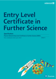 Edexcel Entry Level Certificate in Further Science specification